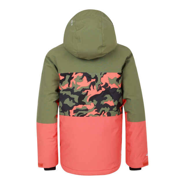 Dare2b Kinder/kids traverse ii camo ski-jas UTRG11180_orangerust large