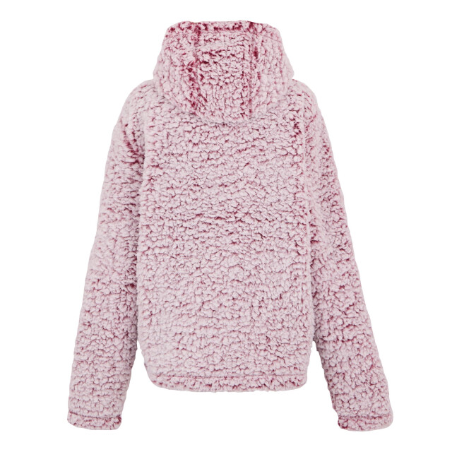Regatta Dames zelpha fluffy fleecejas met capuchon UTRG10958_rumbared large