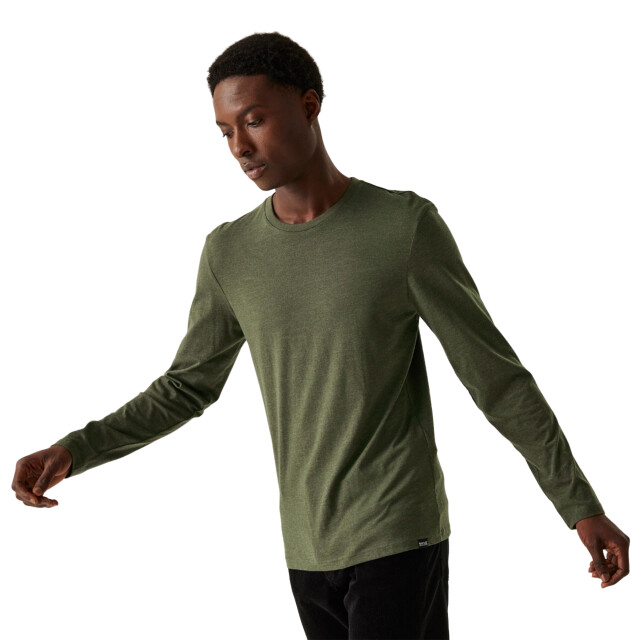 Regatta Heren maylow effen t-shirt UTRG11011_darkkhakimarl large
