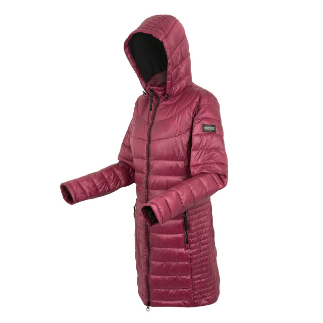 Regatta Dames andel iv gewatteerd baffled jacket UTRG10932_rumbared large