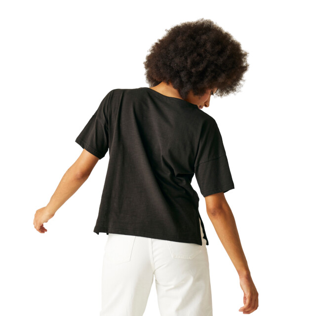 Regatta Dames abaya sterrenfolie t-shirt UTRG10988_black large