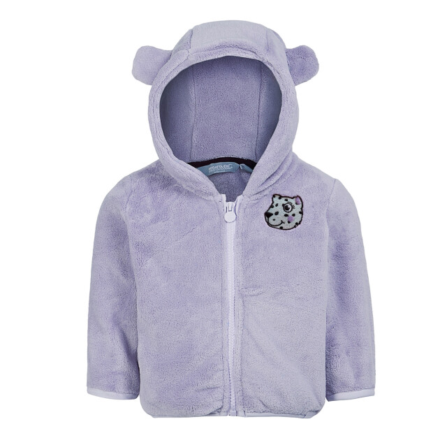 Regatta Shyla de luipaard fleece jas voor kinderen/kids UTRG10972_lilacfrost large