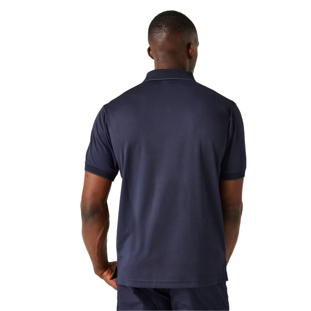 Regatta Heren navigate poloshirt met korte mouwen UTRG10810_navysealgrey large