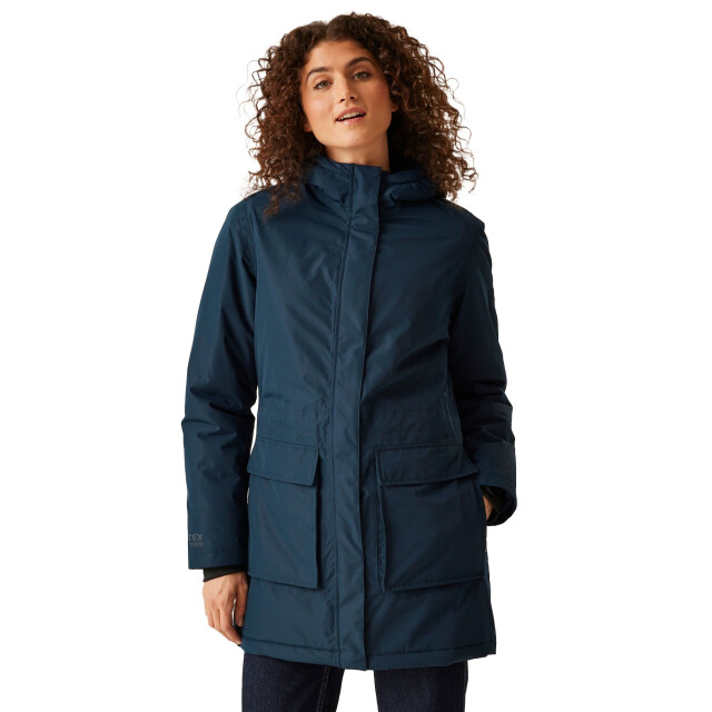 Regatta Dames voltera verwarmd waterdicht jasje UTRG10935_navy large