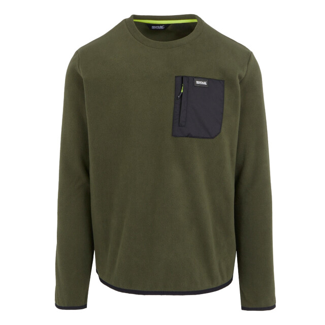 Regatta Heren frankie crew neck sweatshirt UTRG10891_darkkhaki large