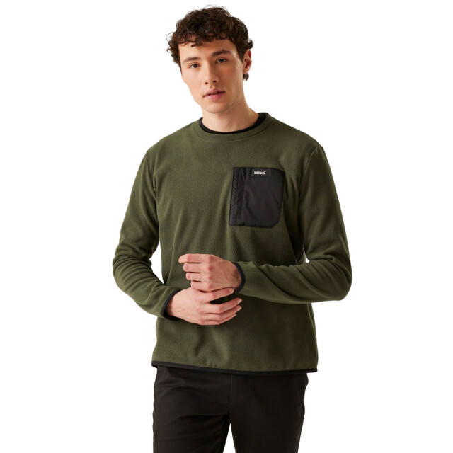 Regatta Heren frankie crew neck sweatshirt UTRG10891_darkkhaki large