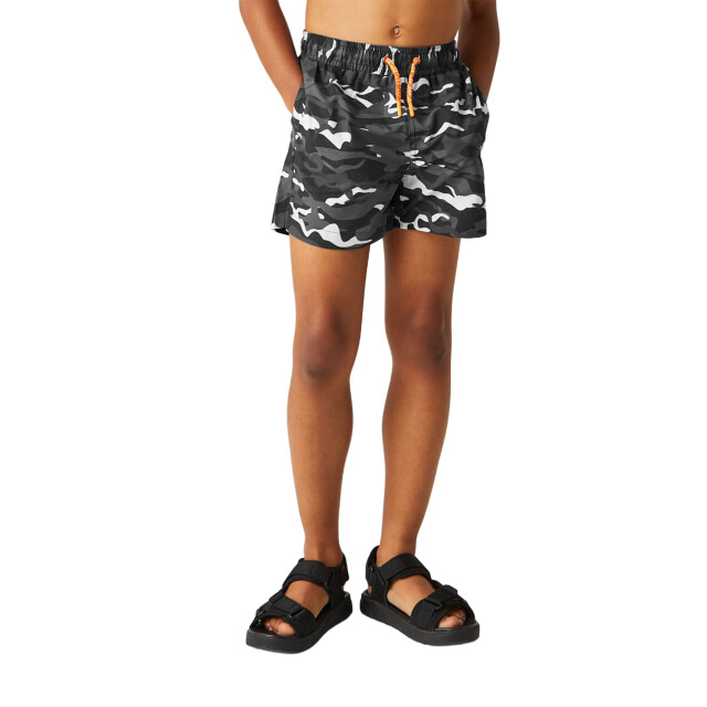 Regatta Skander iii camouflage zwemshort kinderen/kinderen UTRG10903_black large
