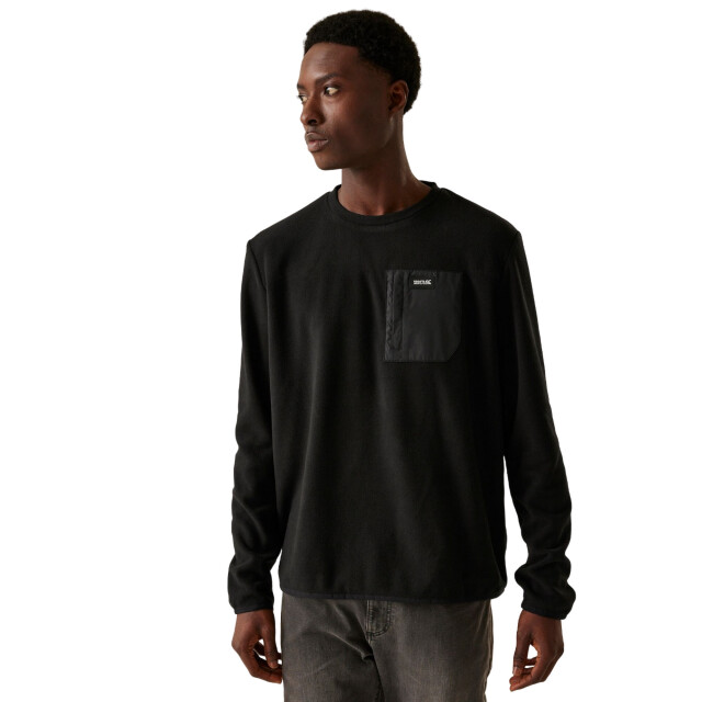 Regatta Heren frankie crew neck sweatshirt UTRG10891_black large
