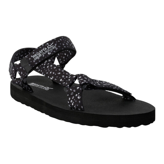 Regatta Dames lady vendeavour polka dot sandalen UTRG10793_blackwhite large