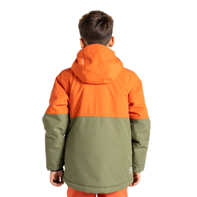 Dare2b Freehand overhead ski-jas voor kinderen/kinderen UTRG11012_orangerustolivinegreen large