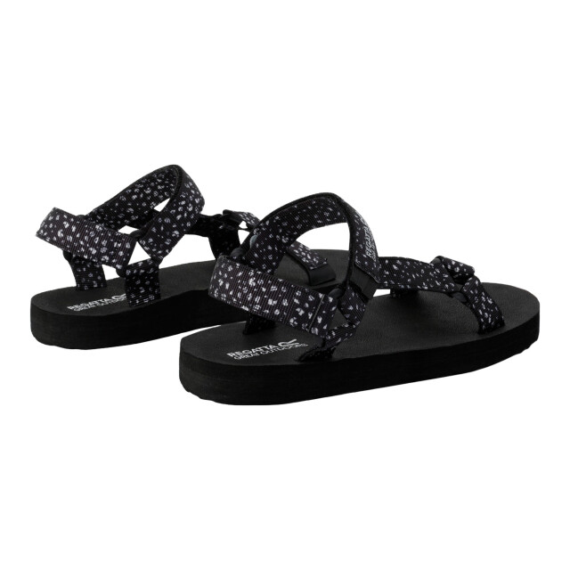Regatta Dames lady vendeavour polka dot sandalen UTRG10793_blackwhite large