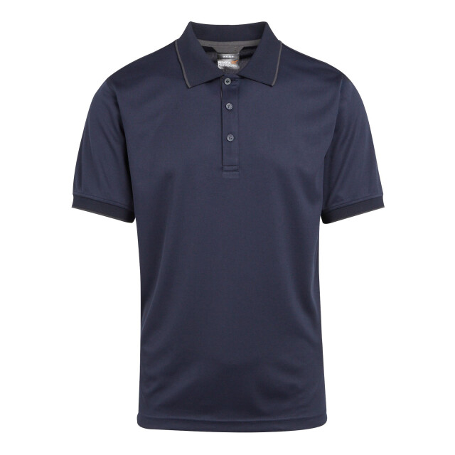 Regatta Heren navigate poloshirt met korte mouwen UTRG10810_navysealgrey large