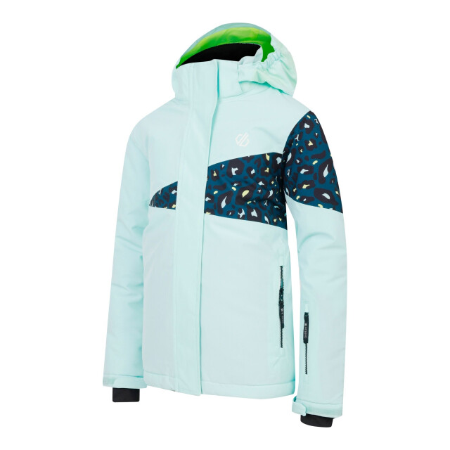Dare2b Kinderen/kids humour iii cheetah print ski-jack UTRG10977_blue large