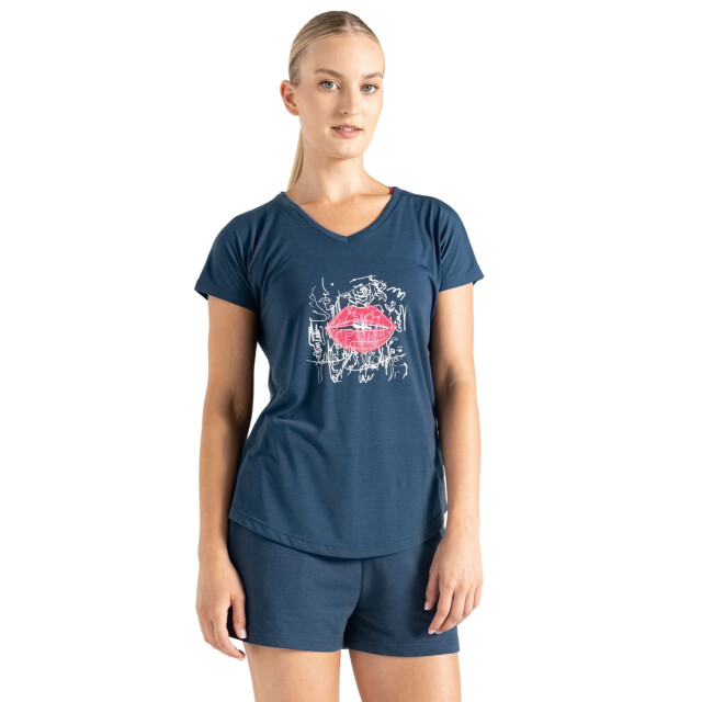 Dare2b Dames kalm lippen t-shirt UTRG10974_moonlightdenim large