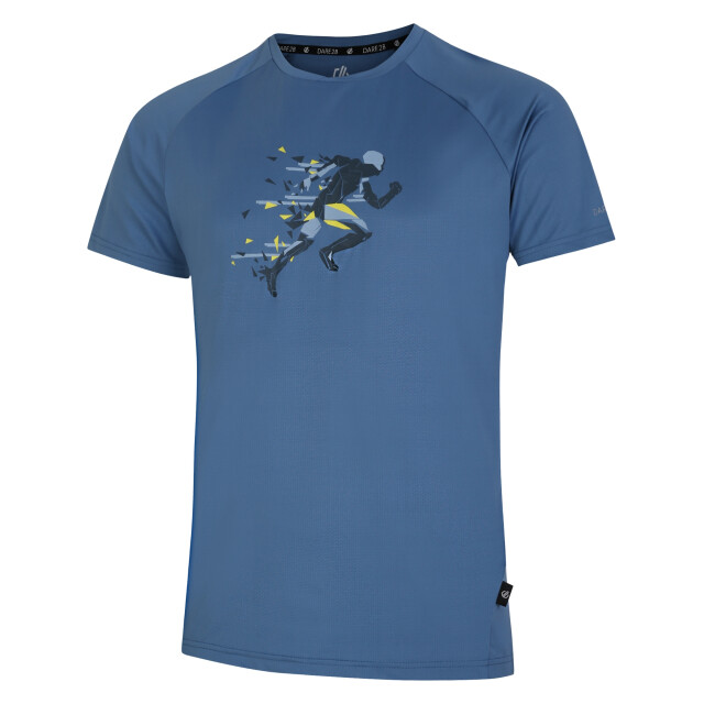 Dare2b Heren tech hardloop t-shirt UTRG10944_coronetblue large