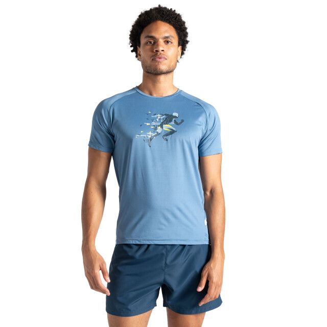 Dare2b Heren tech hardloop t-shirt UTRG10944_coronetblue large