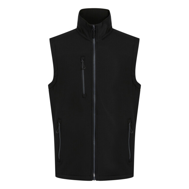 Regatta Heren navigate softshell 2-laags bodywarmer UTRG10672_blacksealgrey large