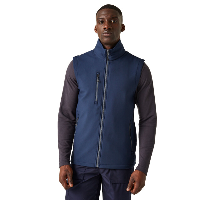 Regatta Heren navigate softshell 2-laags bodywarmer UTRG10672_navysealgrey large