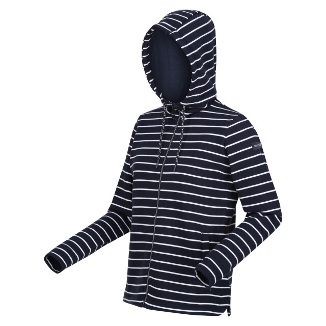 Regatta Dames bayletta full zip hoodie UTRG10676_navywhite large