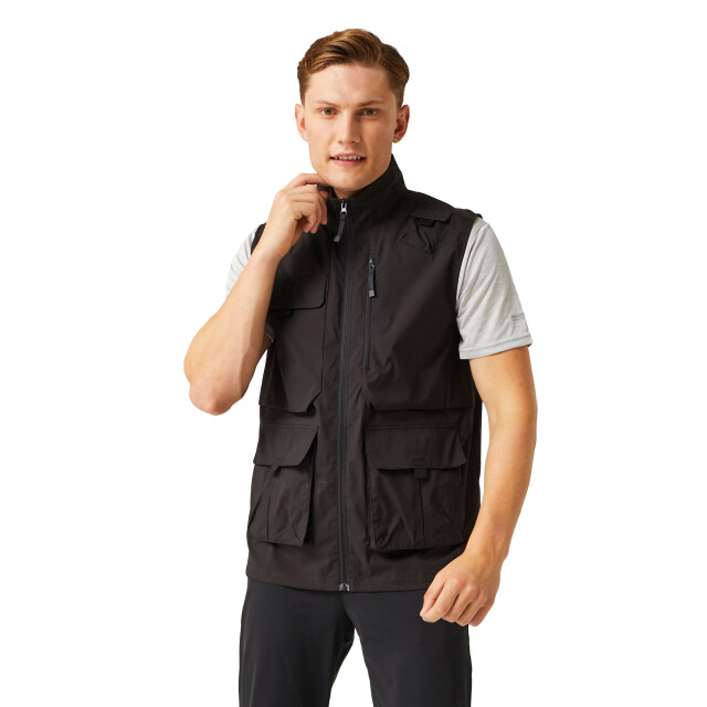 Regatta Heren licht heren packaway gilet UTRG10636_black large