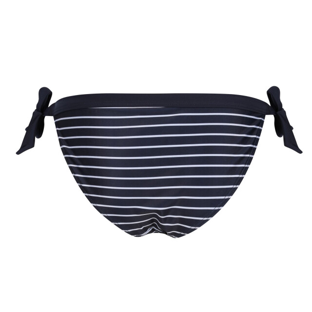 Regatta Dames flavia string gestreept bikinibroekje UTRG10652_navywhite large