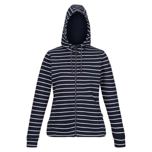 Regatta Dames bayletta full zip hoodie UTRG10676_navywhite large