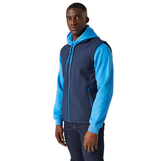 Regatta Heren navigate softshell 2-laags bodywarmer UTRG10672_navyfrenchblue large