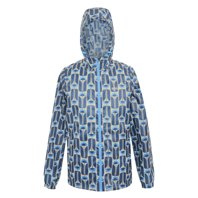 Regatta Dames orla kiely tall bloemen packaway waterdichte jas UTRG10680_navy large