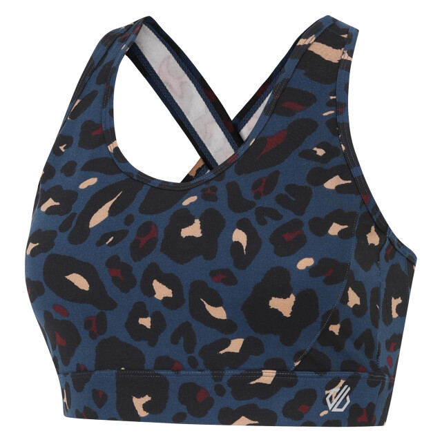 Dare2b Dames swift ii sportbeha met dierenprint UTRG10296_moonlightdenim large
