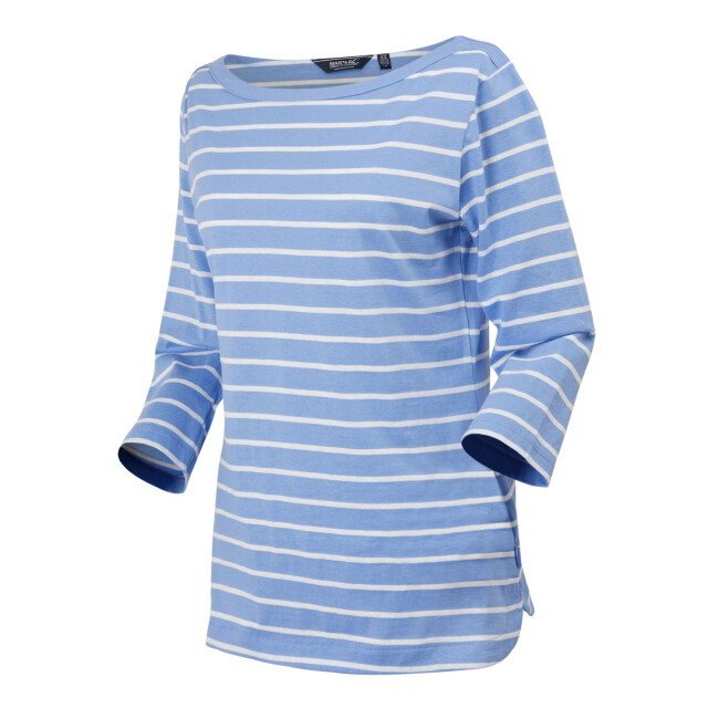 Regatta Dames bayletta 3/4 mouw top UTRG10195_hydrangeabluewhite large