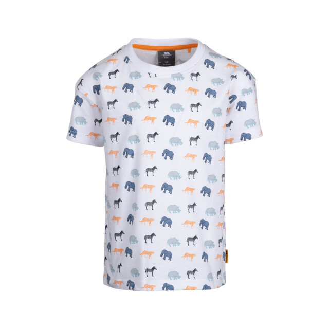 Trespass Kinder/kids safary bedrukt t-shirt UTTP6465_white large