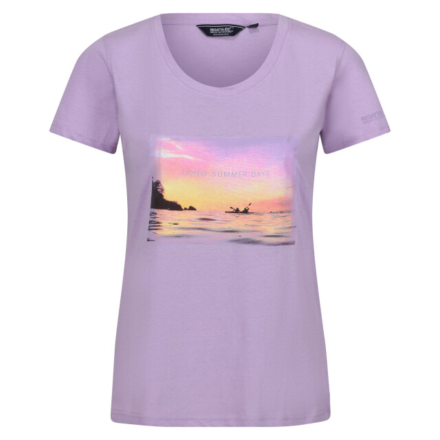 Regatta Dames filandra viii landschap t-shirt UTRG9849_purplerose large