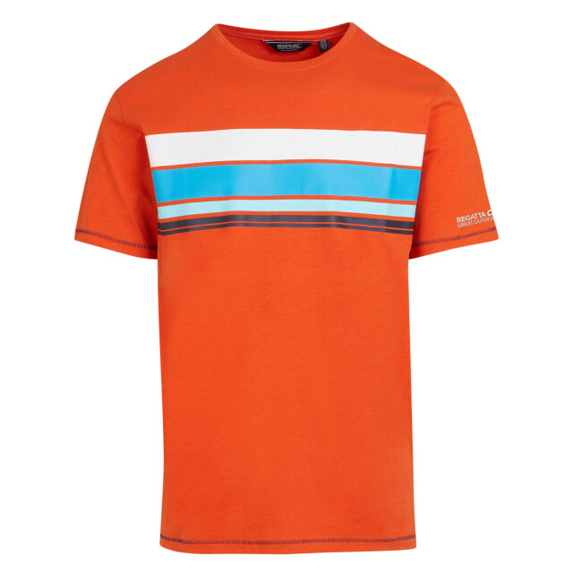 Regatta Heren rayonner t-shirt UTRG9942_rustyorange large