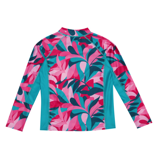 Regatta Kinderen/kids hoku ii tropical leaves zwemtop UTRG9783_tahoeblue large
