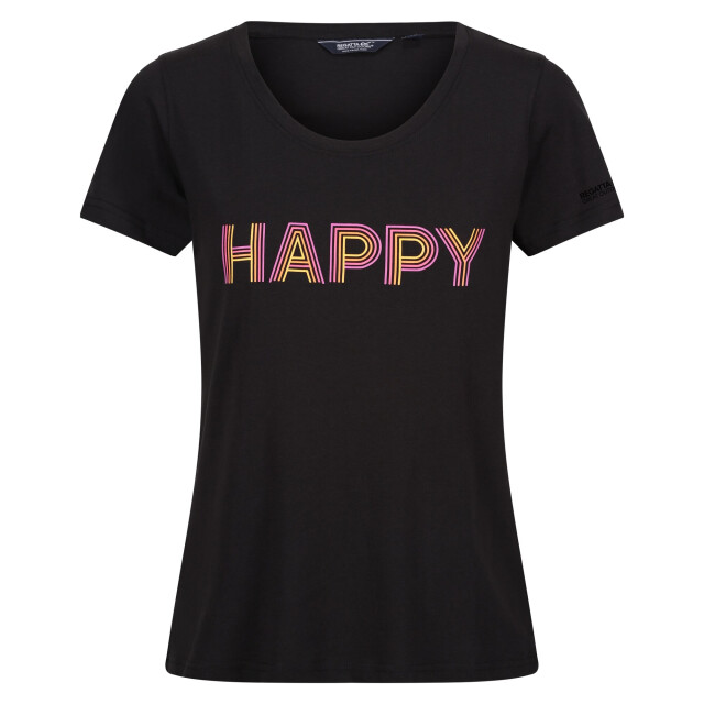 Regatta Dames fingal viii geniet van elk moment t-shirt UTRG9679_black large