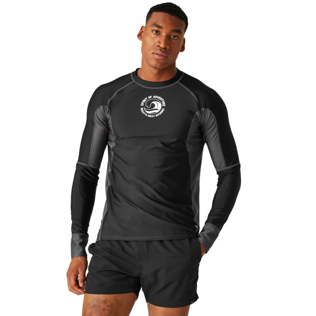 Regatta Herenuitzetter met lange mouwen UTRG9680_blackdarkgrey large