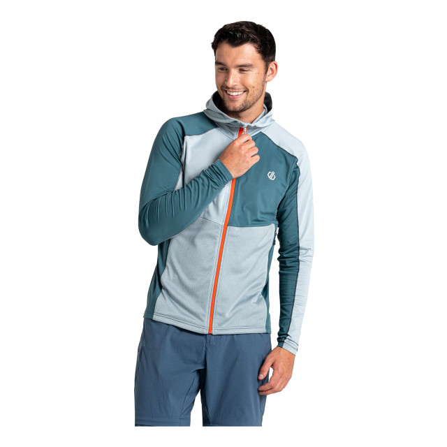 Dare2b Heren assimilate core stretch hooded midlayer UTRG9692_mediterraneangreenslate large