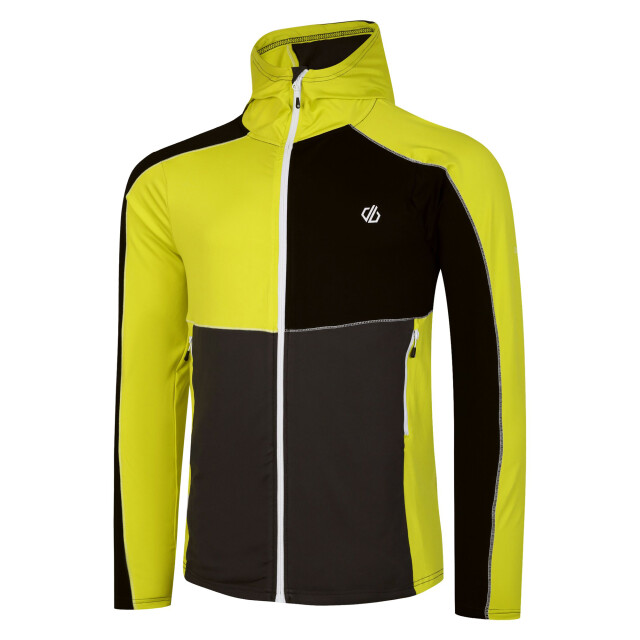 Dare2b Heren assimilate core stretch hooded midlayer UTRG9692_neonspringblack large