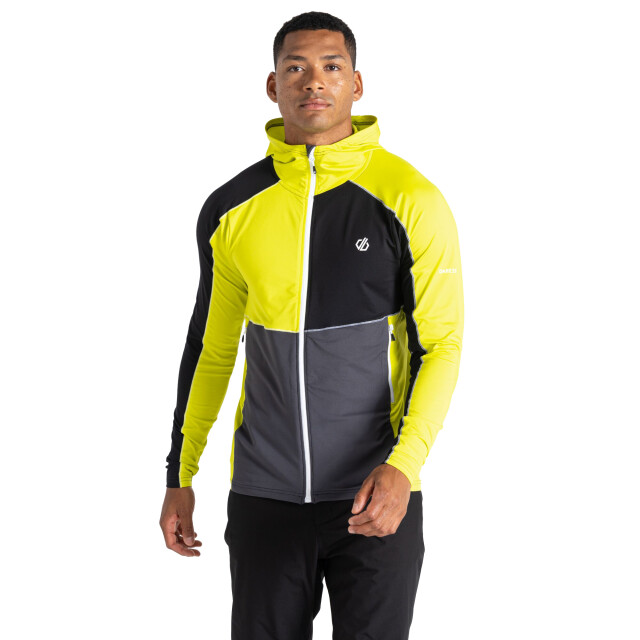 Dare2b Heren assimilate core stretch hooded midlayer UTRG9692_neonspringblack large