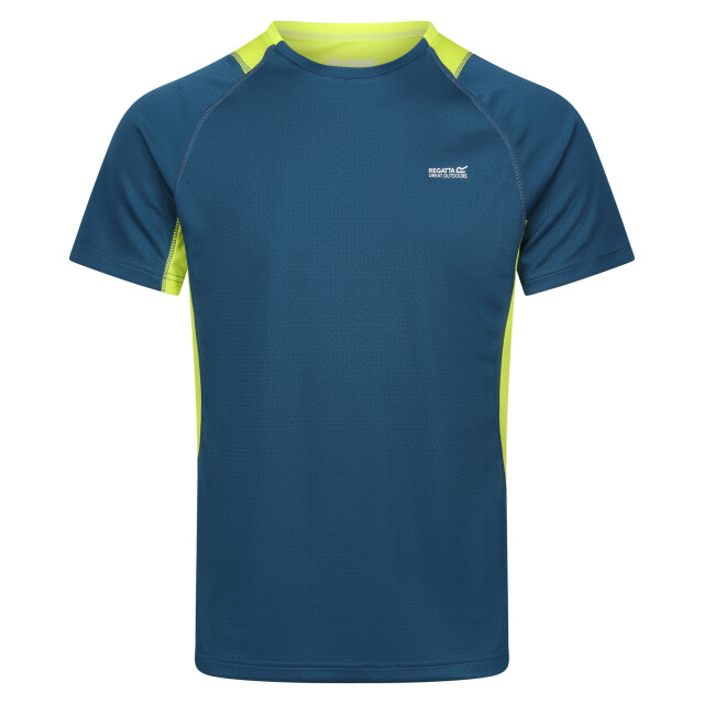 Regatta Heren virda iv t-shirt UTRG9799_moroccanbluecitronlime large