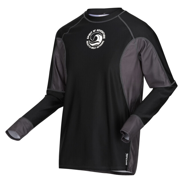 Regatta Herenuitzetter met lange mouwen UTRG9680_blackdarkgrey large
