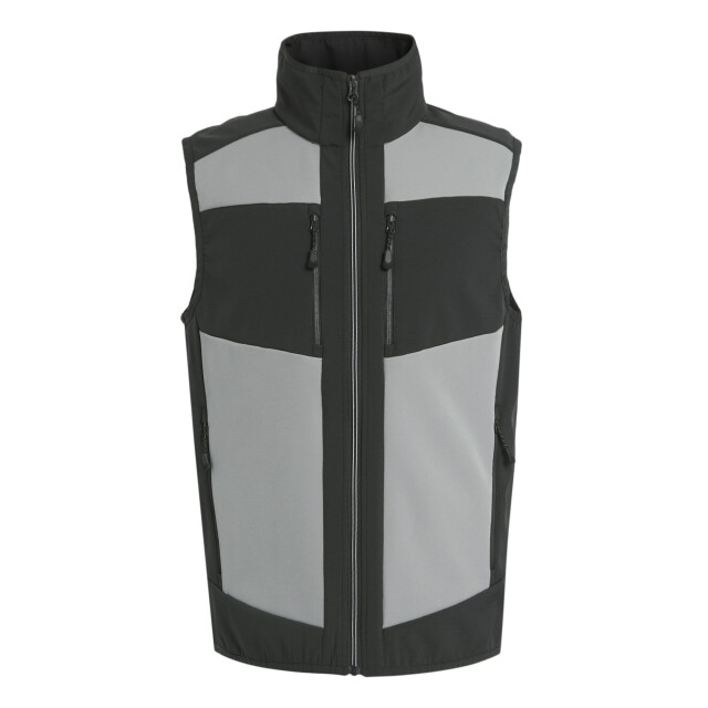 Regatta Heren e-volve colour block softshell bodywarmer UTRG9958_mineralgreyash large