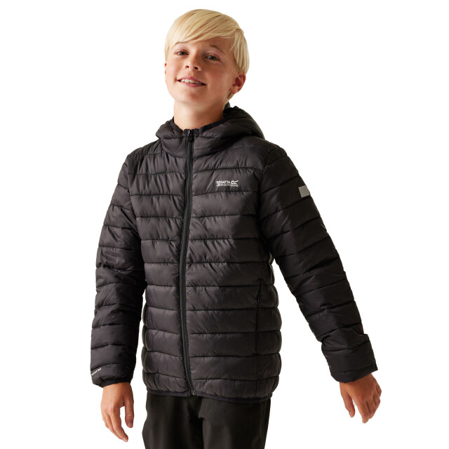 Regatta Marizion gewatteerde jas met capuchon voor kinderen/kinderen UTRG9018_black large
