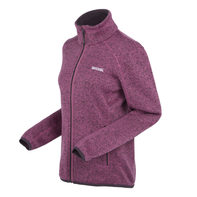 Regatta Dames newhill marl full zip fleecejack UTRG8828_violet large