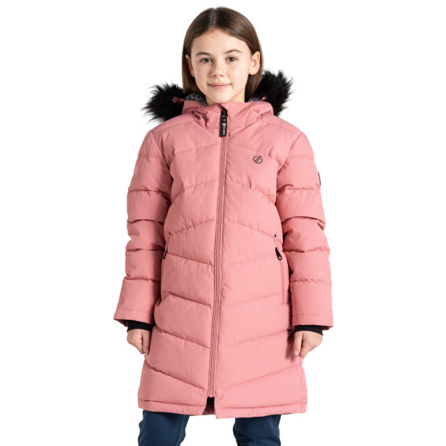 Dare2b Opvallende iii gewatteerde parka voor meisjes UTRG9086_dustyrose large