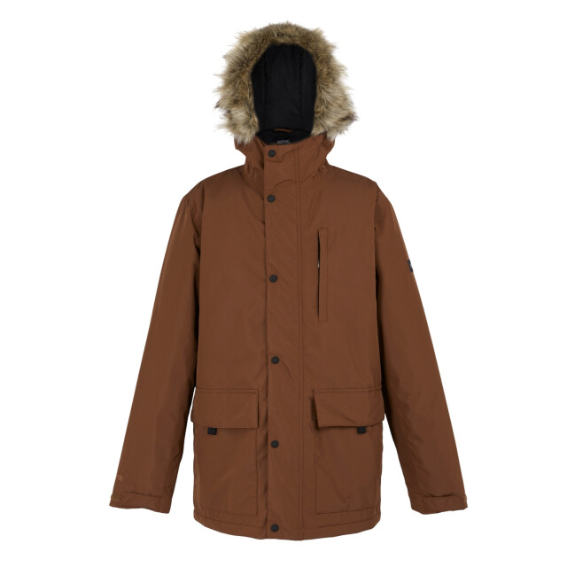 Regatta Heren salinger iv waterdichte jas UTRG8937_darkbrown large