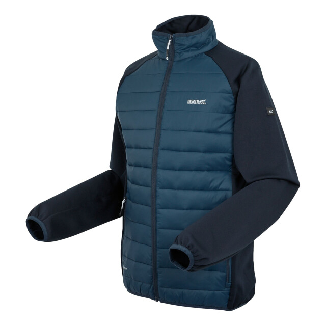 Regatta Heren clumber iv full zip hybride jas UTRG9074_moonlightdenimnavy large