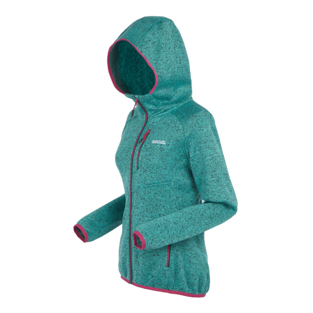 Regatta Dames newhill marl fleecejas met capuchon UTRG8830_dustygreen large