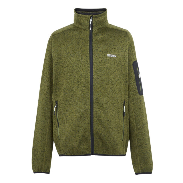 Regatta Heren newhill marl full zip fleecejack UTRG8770_nephritegreen large