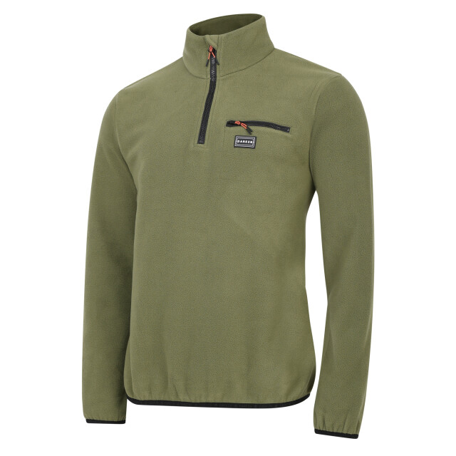 Dare2b Heren affinity zip neck fleece top UTRG8782_olivinegreen large
